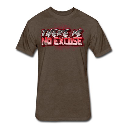 No Excuse Blood Men's T-Shirt - heather espresso