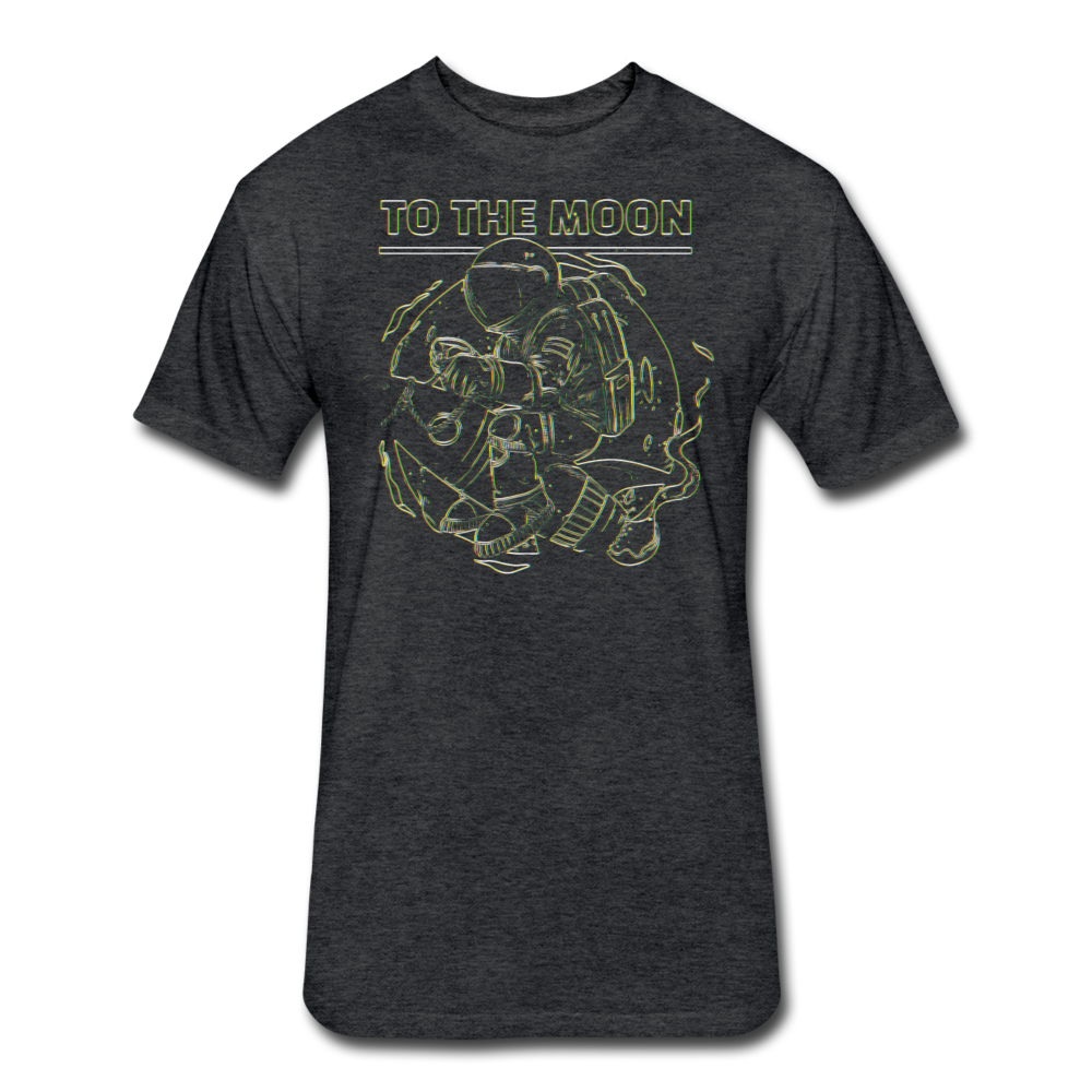 The Moon Men's T-Shirt - heather black