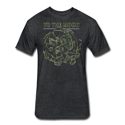 The Moon Men's T-Shirt - heather black