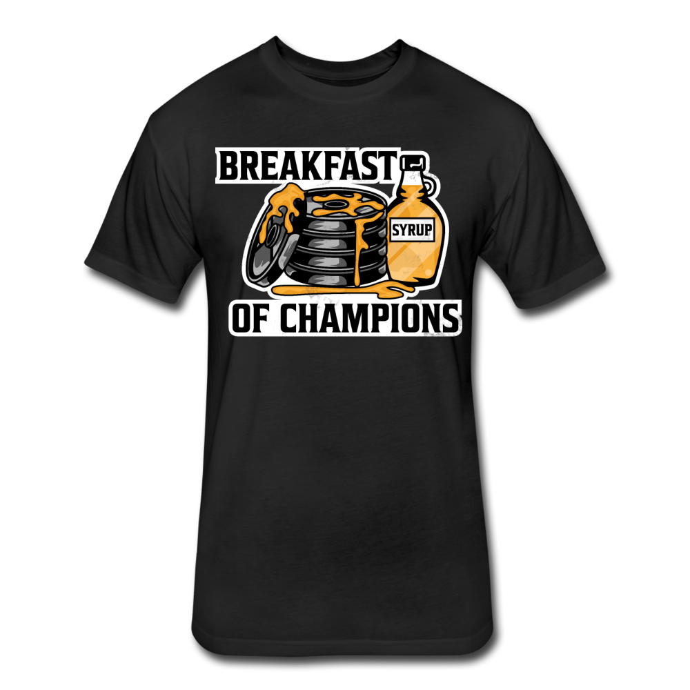 Breakfast of Champs Men's T-Shirt - black