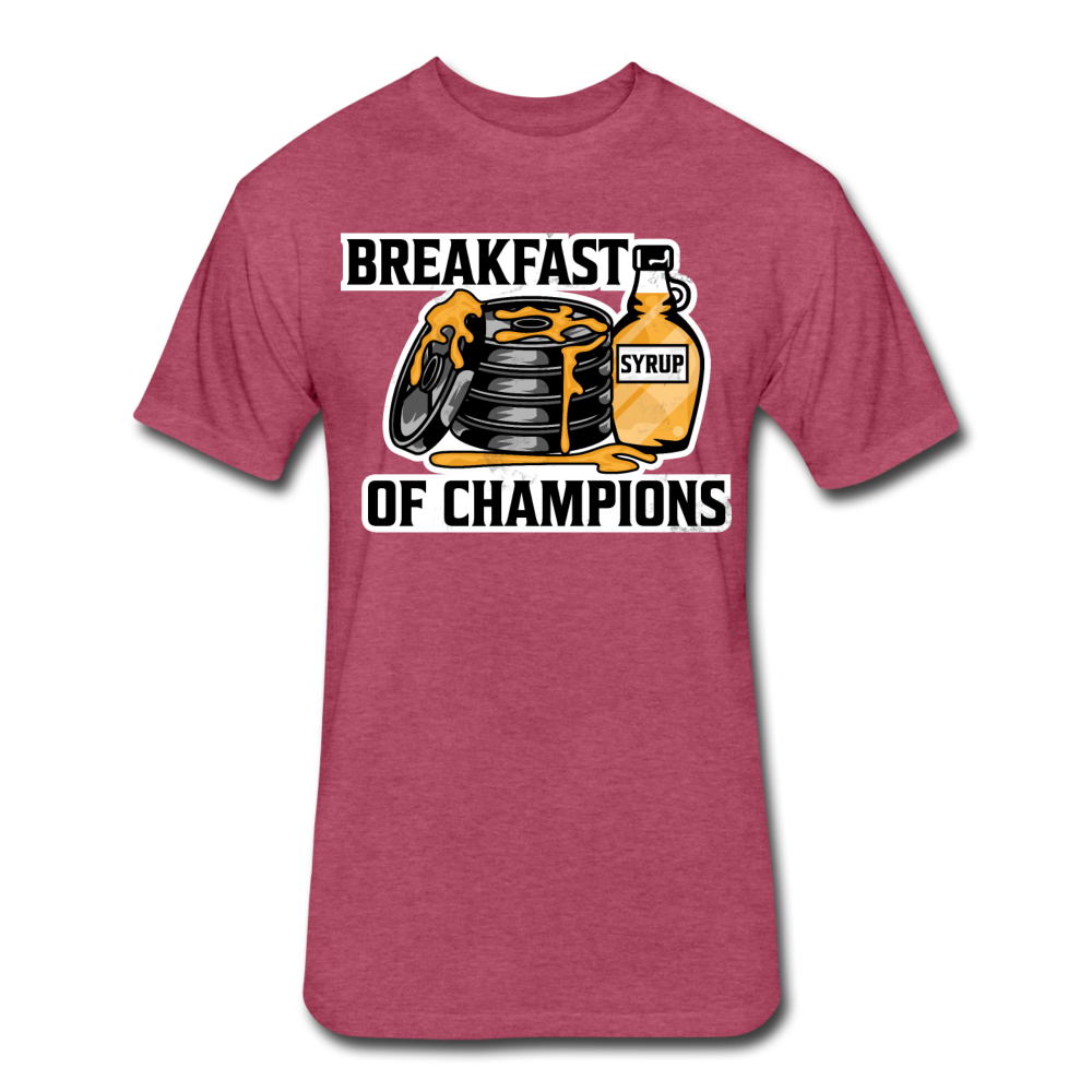Breakfast of Champs Men's T-Shirt - heather burgundy